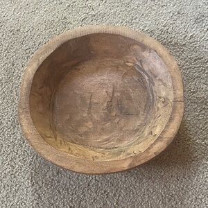 Rustic Wooden Bowl